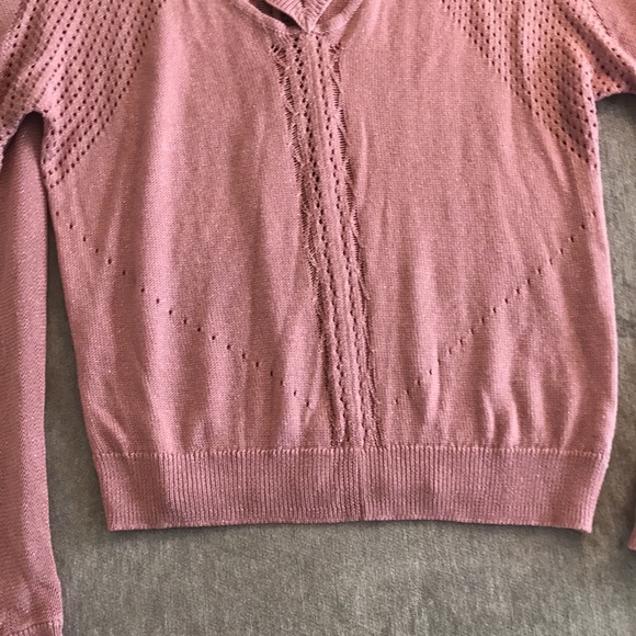 New York and Company Mauve sweater size L great condition! - Picture 7 of 10